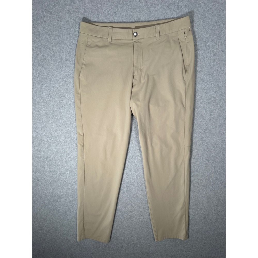 Lululemon Commission Pant Classic Khaki Tan Warpstreme Men 34 x 30 LM5AF3S